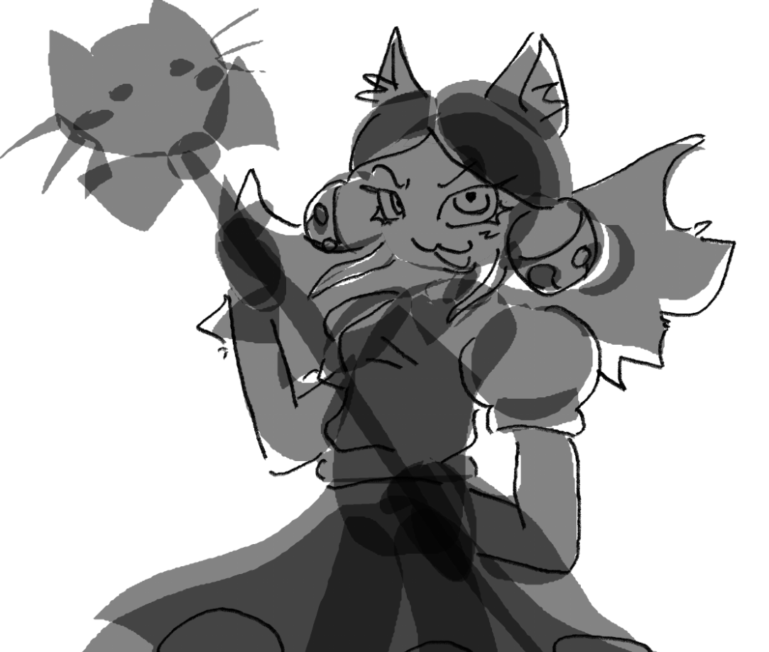 wwkitty99's tweet photo. @Shrine_Kumi i drew this art yesterday, and the scetch one is the redraw cuz i don't like the body i drew https://t.co/yHxObrS3df