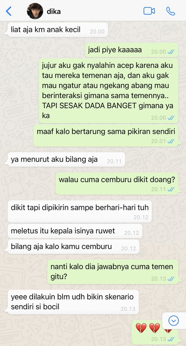 iPatMeng's tweet photo. #woofmeng three tweets au

; kepala sekecil punya dede isi pikirannya apa sih? https://t.co/HE6kYr8jVT