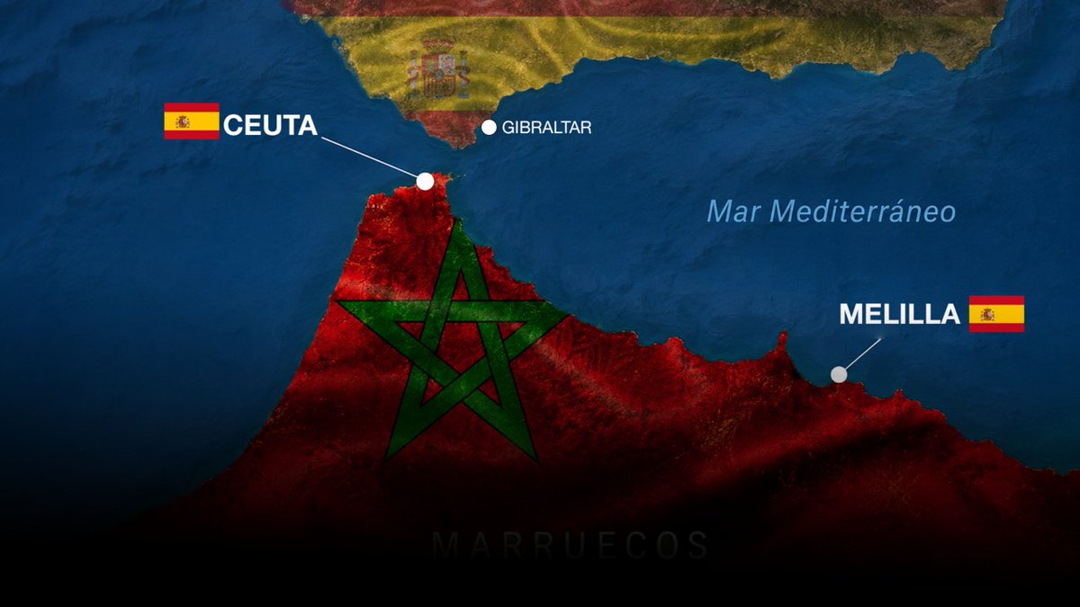 ivanfamil's tweet photo. ¿Por qué Marruecos reclama Ceuta y Melilla si ambas llevan más de 500 años bajo soberanía ibérica y el Marruecos actual no existió hasta 1956? Melilla es española desde 1497 y Ceuta fue conquistada en 1415, 77 años antes de que Colón llegara a América. Tira del hilo 🧵👇🏽👇🏽👇🏽 https://t.co/OeoYZvd8q8