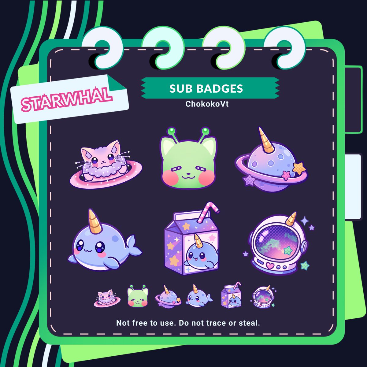 ChokokoVt's tweet photo. ︶︶︶︶⠀୨୧⠀︶︶︶︶  
Badges commission 
for @StarwhalVT  ♡࣪⋆
︶︶︶︶⠀୨୧⠀︶︶︶︶ https://t.co/Ew1qoBIKhk