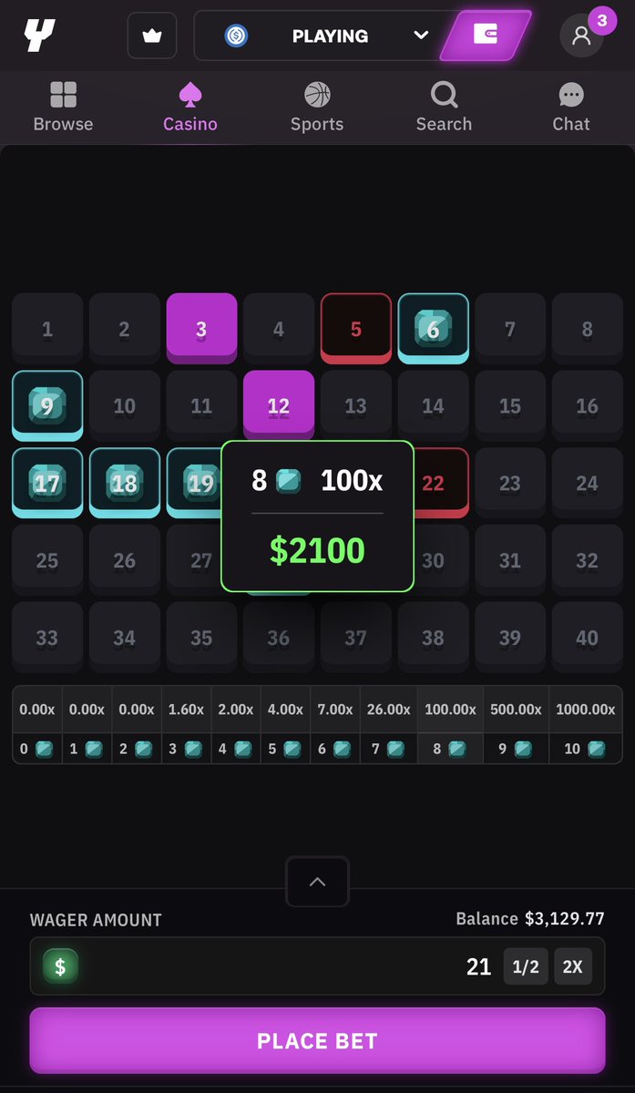 japan_plays's tweet photo. THE MOST BEAUTIFUL SOUND 
100x ON KENO 

$21 -> $2100 to start my day 💜

only on @yeet 

i’m giving away $750 every month plus extra tips, all you have to do to auto enter is sign up using this link and deposit any amount and have fun playing! : https://t.co/wudSt9w9ys https://t.co/Vme7FkJw3F