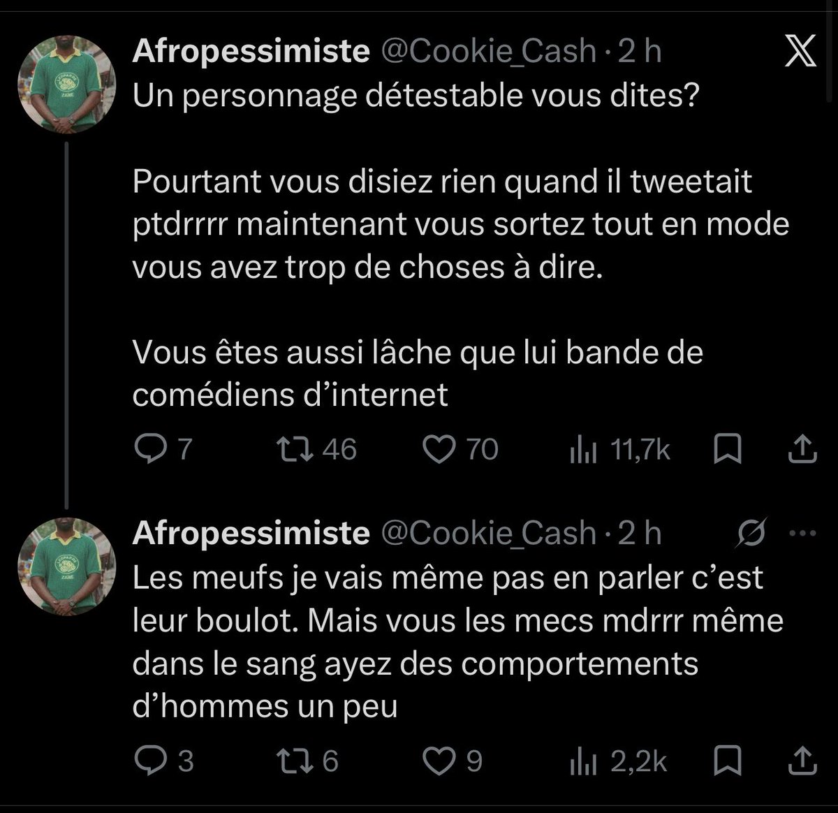 gekyuuumee's tweet photo. Toi t’es un sale fils de putain t’as fait au moins 6 tweets ou tu rigole de la situation et la tu nous sort ce tweet , on parle d’un viol et t’a réussi à trouver ça drôle t’es tout autant pourris que lui sale chyen. https://t.co/FpOq0pj4hj