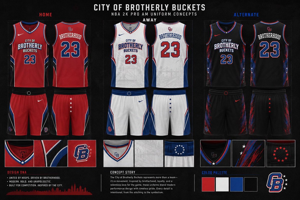 L3reesemack's tweet photo. NBA 2K27 

City of Brotherly Buckets is recruiting. Pro-Am is the main goal, but we’ll be running Park, Rec &amp; more this year.

Casual &amp; comp players welcome. Content creators too.

Looking to build a real squad that runs consistently.

🟥⬜🟦⬛ HMU‼️‼️ https://t.co/pBoos6uOdf