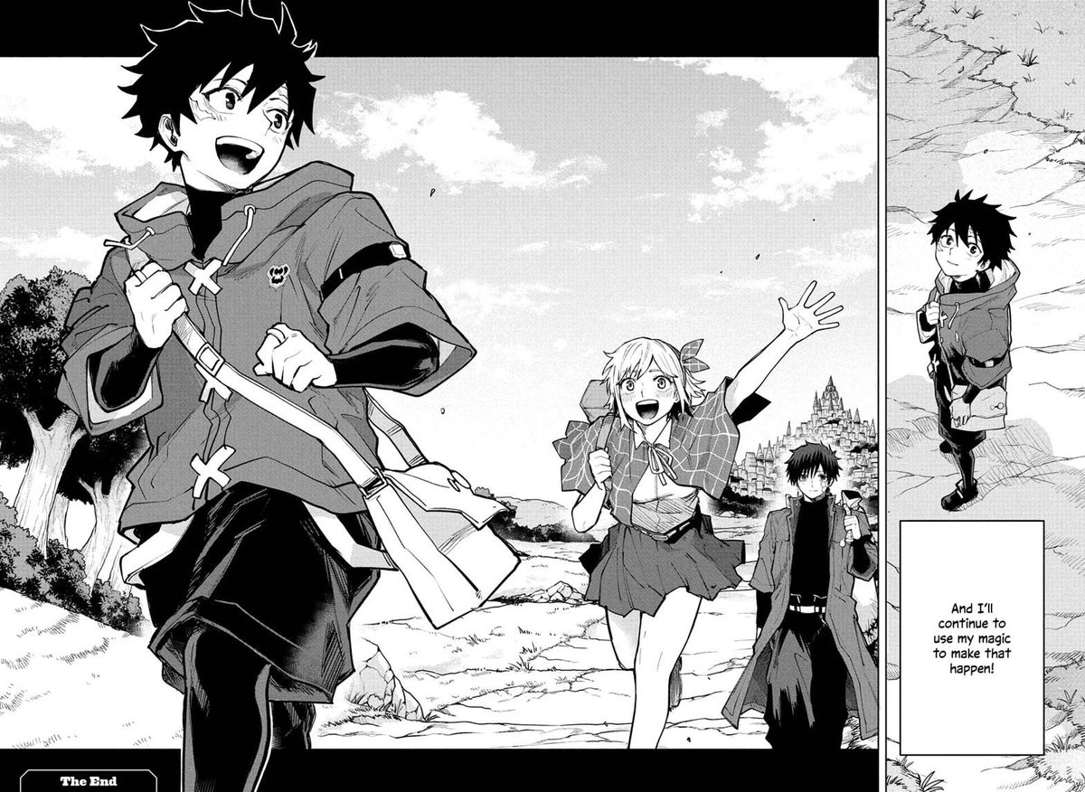 Shinuki1992's tweet photo. Sad that Kinato's Magic ended, it had problems like when it tried to be MHA 2.0 for a while but i enjoyed most of it, specially characters, humor &amp; fanservice, to me it deserved way better than this but that's life as WSJ reader, best of luck to Kento Amemiya when he comeback! 🙏 https://t.co/FVpImD9HB5
