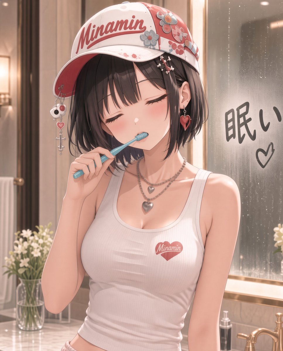 kushiro2025's tweet photo. 8月24日は歯ブラシの日

歯ブラシの寿命、実は〇〇日かわかりますか？

①３分
②1ヶ月
③１年
④30年
⑤歯ブラシってなんですか

みなみんも眠りながら歯磨き中🪥
〘AIイラスト/ｵﾘｼﾞﾅﾙ〙 https://t.co/BRY5noxz9C