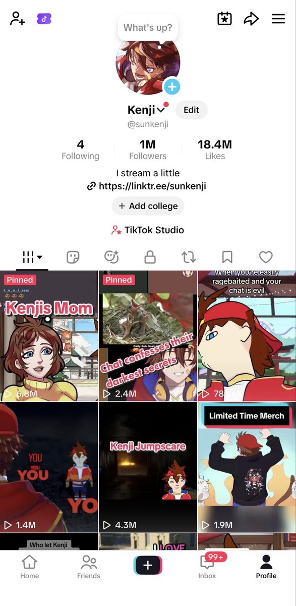 SunKenjiVT's tweet photo. 1 Million on TikTok!! Exciting 🥳 https://t.co/g9GJho5mTY
