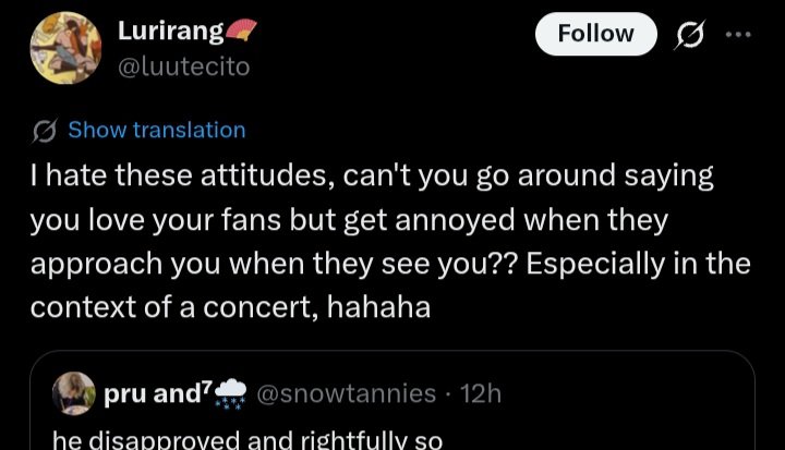 duojinkoo's tweet photo. it's actually getting out of hand how much y'all want to control them, to the point where you don't even care about endangering him or the rest of the crowd. if he stayed there it would have probably ended bad for how much they were pushing. y'all are just disgusting human beings https://t.co/IqmaJQGG3h