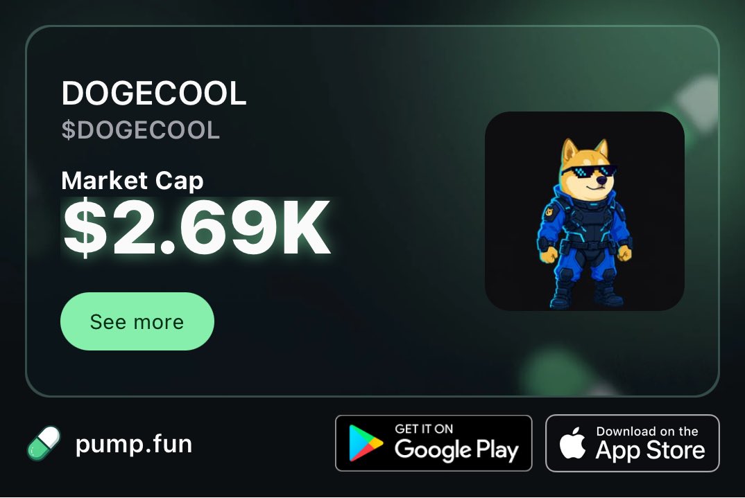 VNDLAlpha's tweet photo. Welcome to the cold side. 🥶

Once you’re DOGECOOL, you’re DOGECOOL forever.

🐕 $DGC

https://t.co/IpSVKYlj49 https://t.co/dVws9P94bn