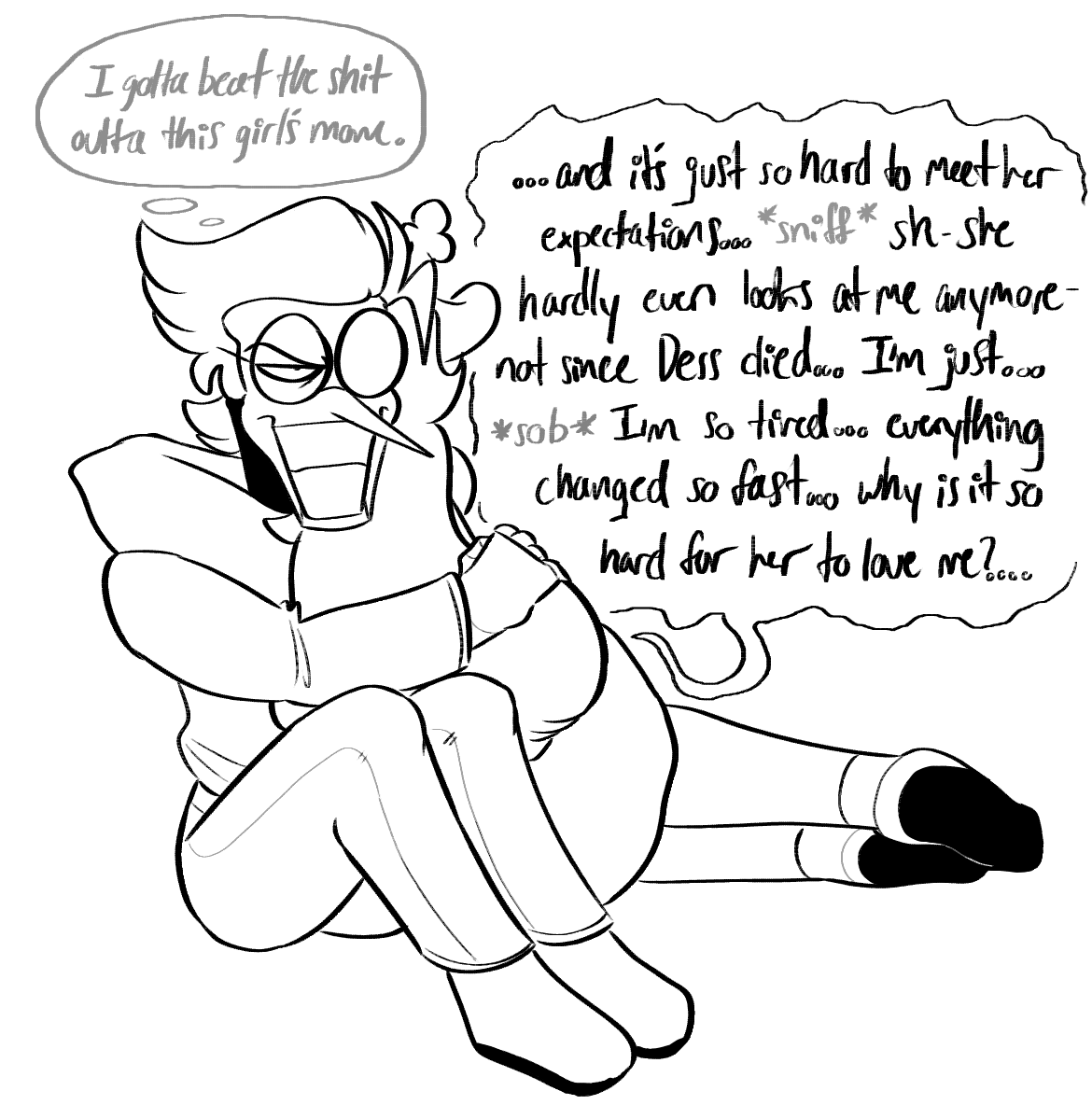 AmberEyeCanine's tweet photo. The second piece and these two doodles are from roughly a year ago. https://t.co/3woaPnOCv2