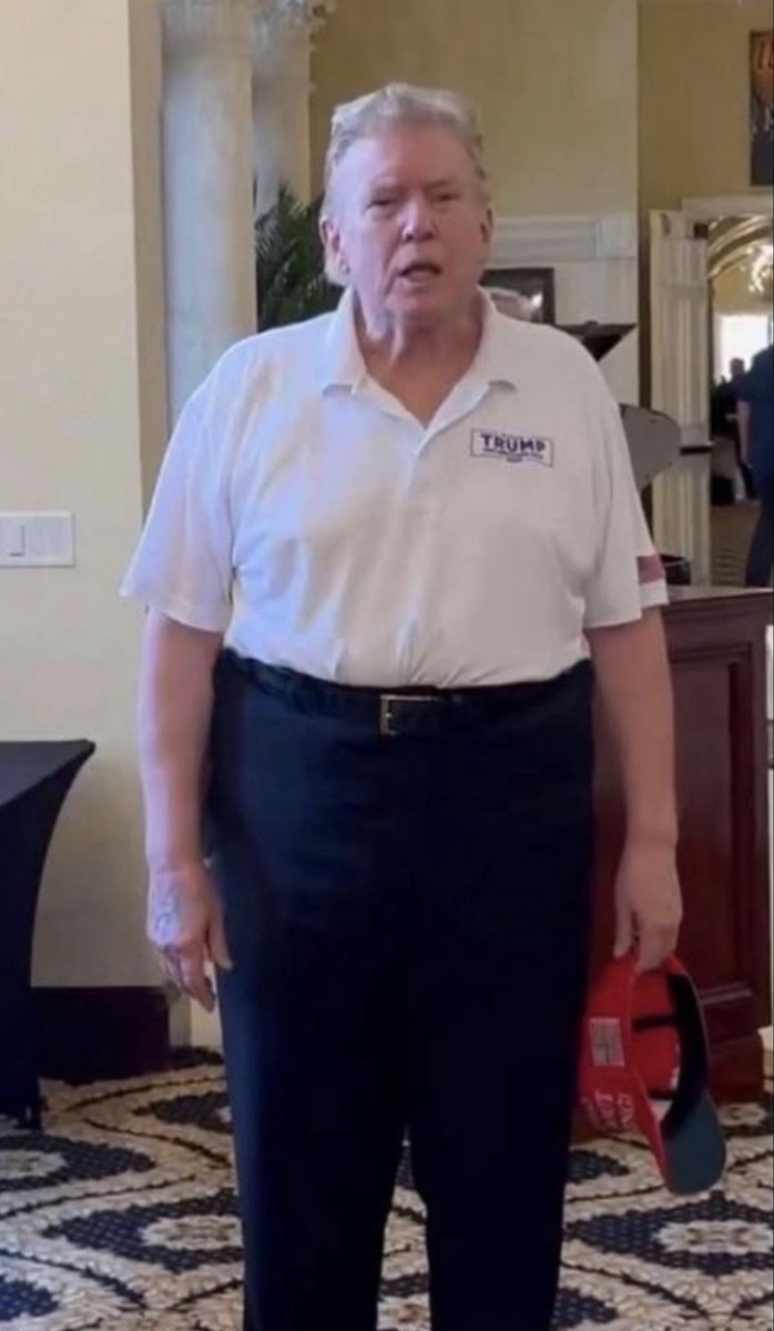 NotAvgLiberal's tweet photo. Just Remember - 

MAGA’s example of an “Alpha Male”…

Is this lumpy sack of shit who’s also,
An Adjudicated Rapist and a Pedophile.

Happy Sunday MAGA.