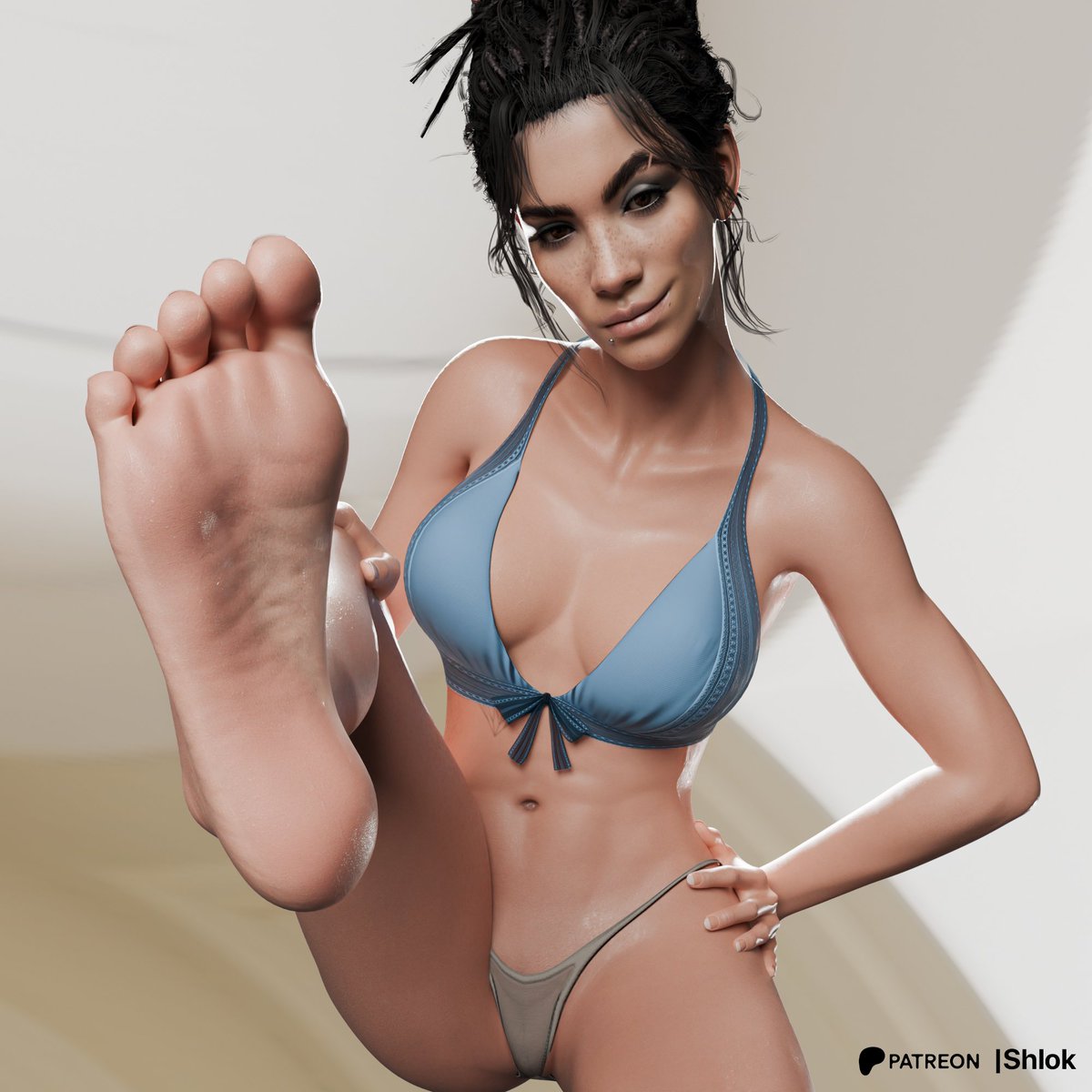 Buzzyballs3's tweet photo. !step on me mommy* 3D foot domination (N@ked version on my patreon)

#feetfetısh #footfetısh #footdomination #feetworshi̇p #goddess #patreon #3DGeneration https://t.co/338vdt60Lp