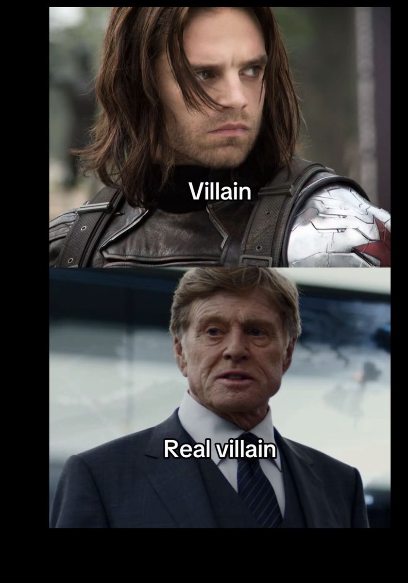 Honorable_Emmy's tweet photo. MCU villains vs the villains who were actually pulling the string. Who’s the real villain? 👀 https://t.co/Rfpai4g0eG