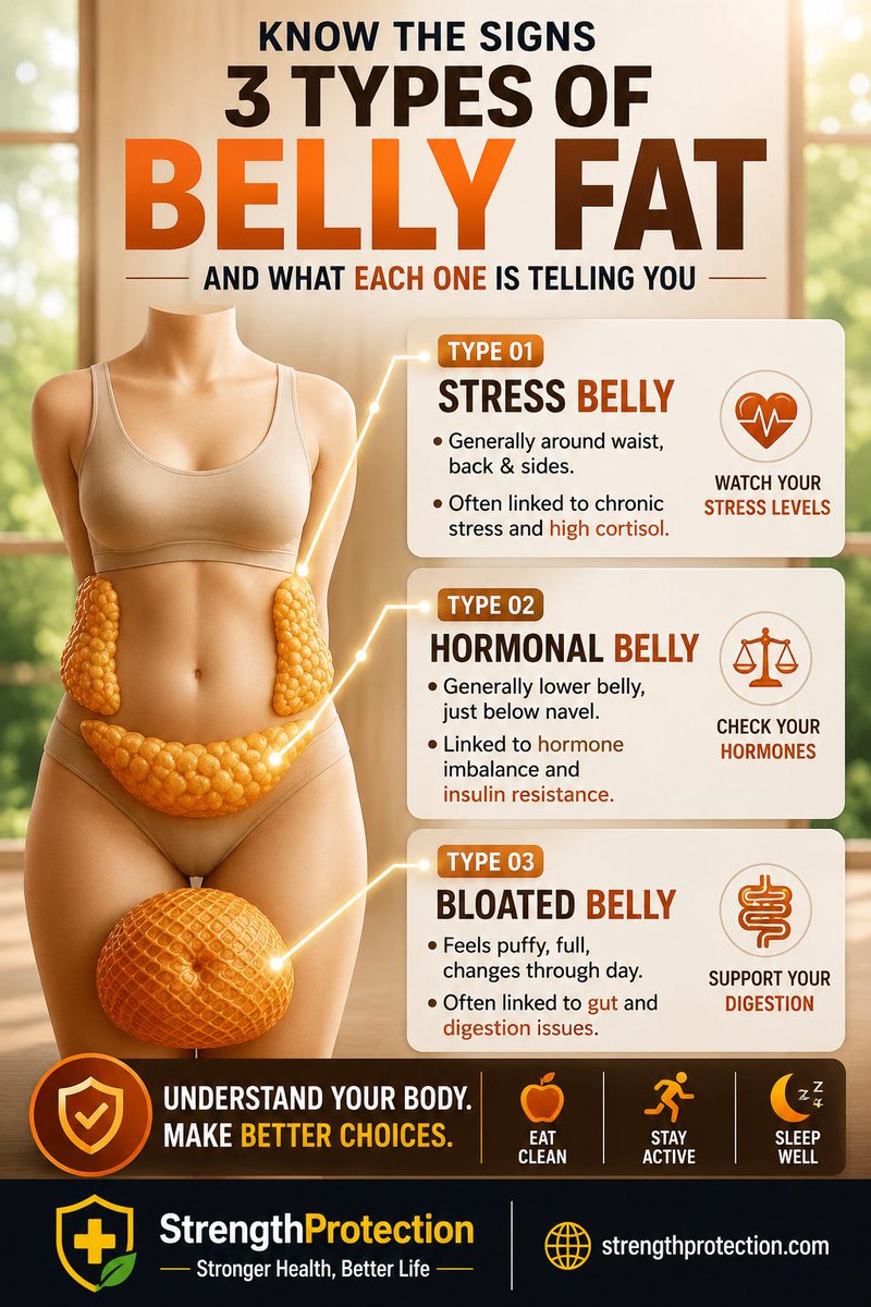 StrengthCare's tweet photo. Stress, hormones, and bloating can all affect your midsection in different ways.
#WomensHealth #Wellness #StrengthProtection https://t.co/aRxJQsPrHW