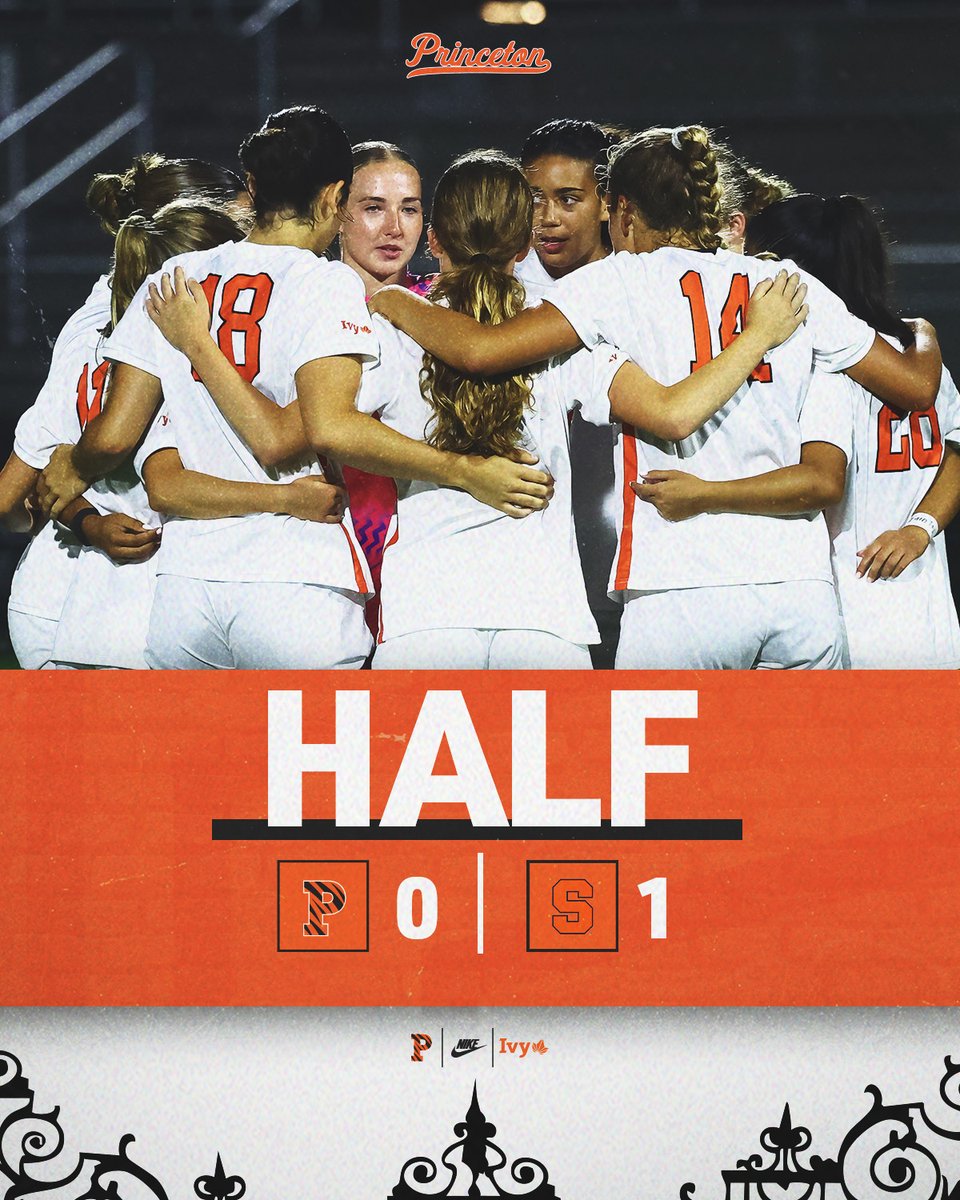 PrincetonWSoc's tweet photo. HALF | Syracuse 1, Princeton 0

The Orange's PK goal is it so far. Back at it in a bit for half 2. https://t.co/drpyREW8Pv