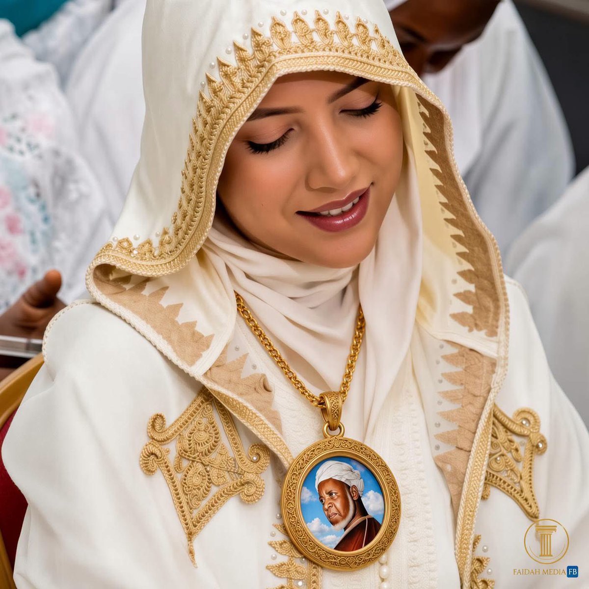 RakaFatima's tweet photo. 🌙Maulidin Annabi (SAW) ﷺ daga Senegal 🇸🇳

A lokacin karatun haihuwa daga littafin Shehu Ibrahim Inyass (RTA), Al-Faydhul Ahmady, an ba da dama a karanta tare har zuwa lokacin da za a mike tsaye, lokacin da Annabi (SAW) ﷺ yake zuwa. 🌹🤲🏽

Sai aka nutsu, aka bar mutum ɗaya ya karanta, sauran kuma suna amsawa da:

“Sallallahu Alaika Wa Ala Aalika Wa Sallam.” ﷺ❤️

Tunda a gaban Annabi (SAW) ﷺ. dole ayi nutsu wa ta musamman, numfashi ma a hankali akeyi.👍

Bayan an idar, aka yi addu’a saboda martabar Annabin da yake nan wurin a yanzu. 🤲🏽🌹

Allah Ya ƙara mana ƙaunar Manzon Allah (SAW) ﷺ, Ya karɓi wannan Maulidi, Ya albarkaci dukkan mahalarta. ❤️🌙🤲🏽