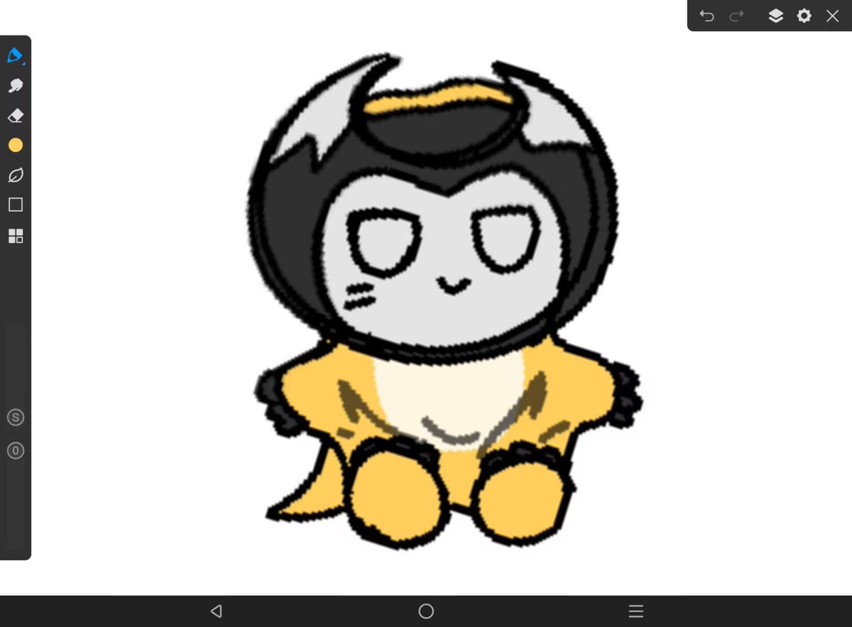 Sunshower325's tweet photo. 奶龙samdy(中国土特产也干了，然后我杀了一只奶龙给sammy做龙衣
#bendy_and_the_ink_machine #sammylawrence #inkdemon #bendy #samdy https://t.co/c9yE3ISLBc