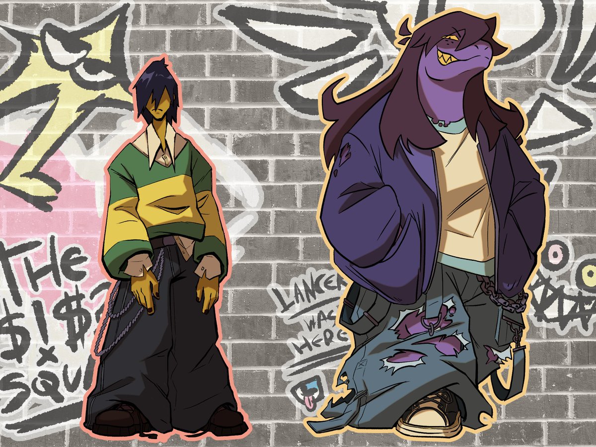 luigi00700311's tweet photo. THE GANG IS HERE (minus ralsei)

#deltarune #deltarunefanart #krusie https://t.co/P0IcaliIRz