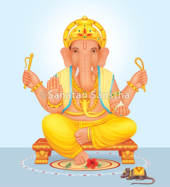 SanatanSanstha's tweet photo. Why is Shri Ganapati worshipped before beginning any auspicious activity?

🙏 Shri Ganapati is revered as Vighnaharta, the remover of obstacles. Traditional worship begins with Shri Ganapati so that obstacles are cleared and the activity can proceed smoothly.

📖 Read more: https://t.co/6LfiEzC32a

#ShriGanapati #Ganesh #HinduDharma #GaneshUpasana #SanatanDharma