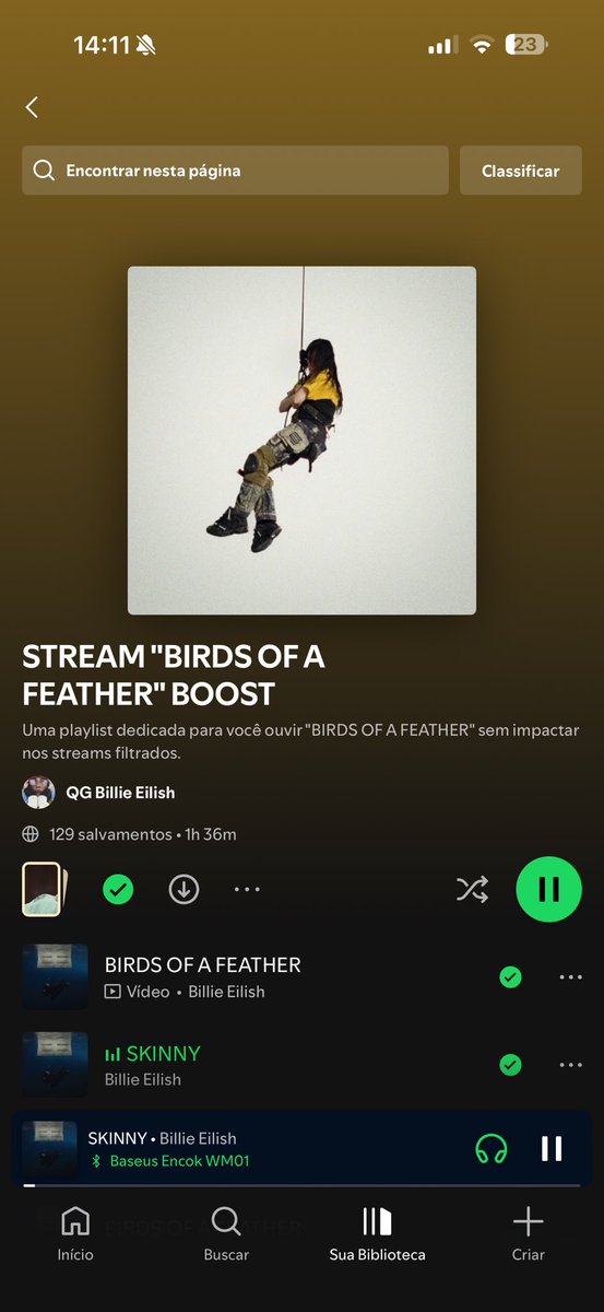 shouldbemywife's tweet photo. PLAYLIST PRA DAR STREAM EM BIRDS OF A FEATHER https://t.co/uEpahBu0vt https://t.co/ufAL08I45e