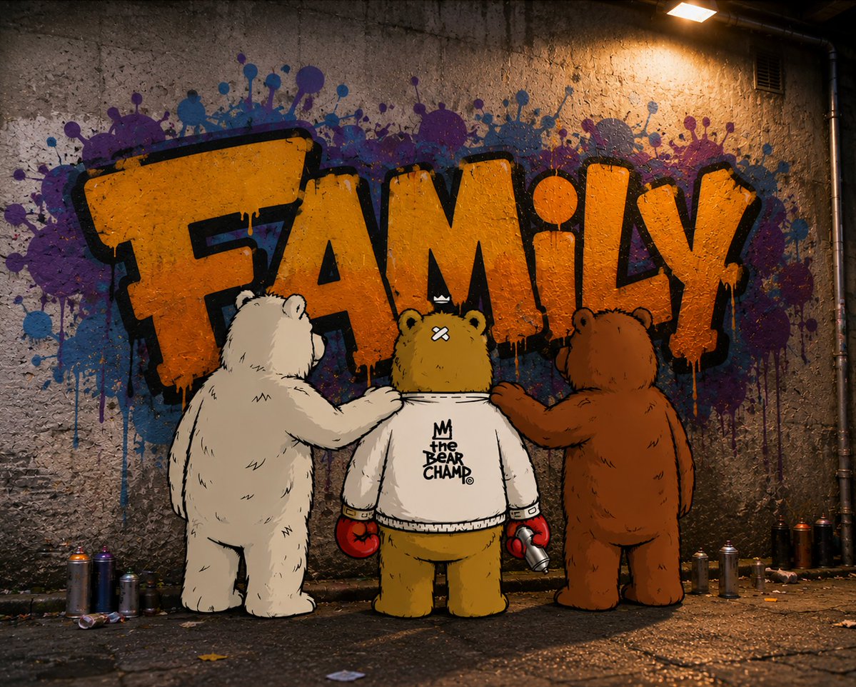 OkkaTB's tweet photo. The best friendships often start with the smallest gestures. 

@JcRivera  🤝 Okkatb
Two artists, two communities, one vision: a stronger and more united XRPL.
@bearchampxrpl  x @teddybearbg123 🐻🐻‍❄️❤️

Spread love. Support each other. Build together. https://t.co/fIEbJnE4Zb