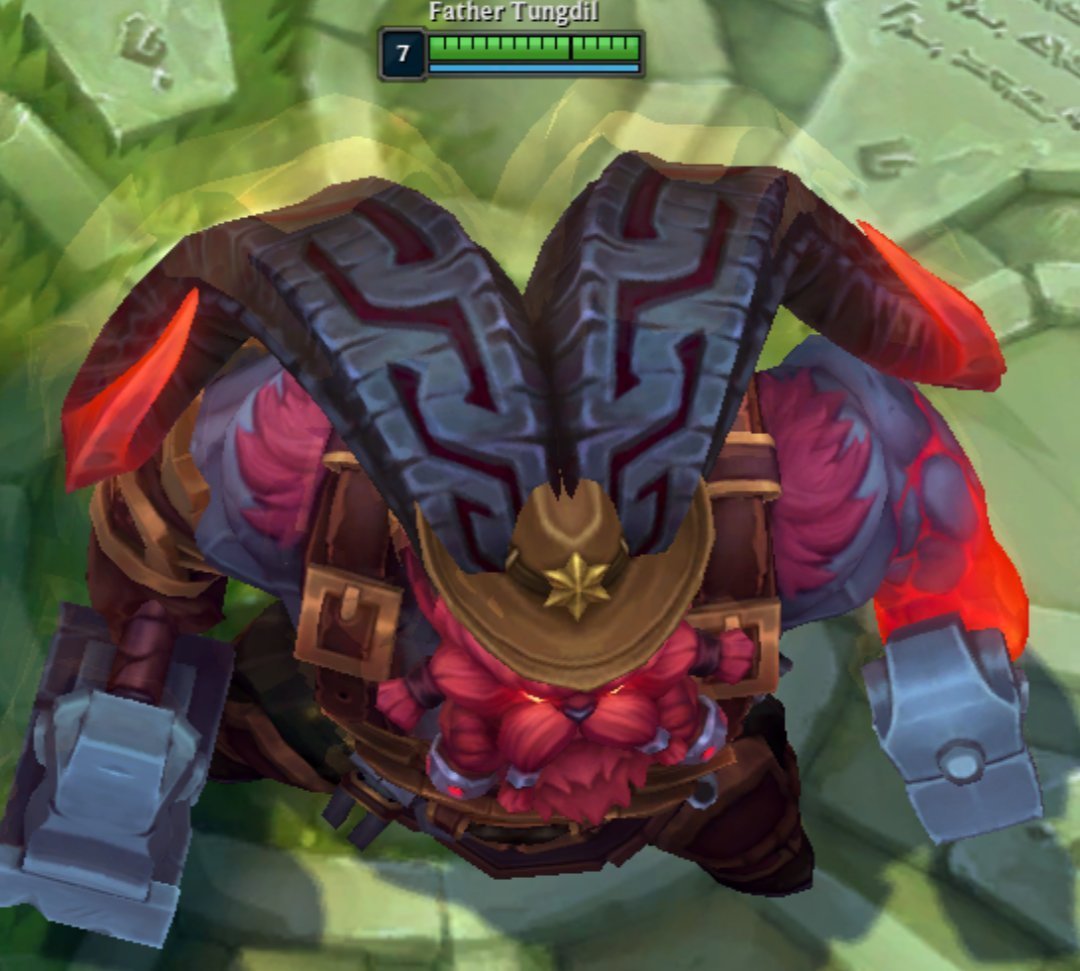 Tungdil6171's tweet photo. Happy birthday to my GOAT (literally hehe) Ornn! From a silly man to a truly grumpy friend! https://t.co/6E1nECHeoN