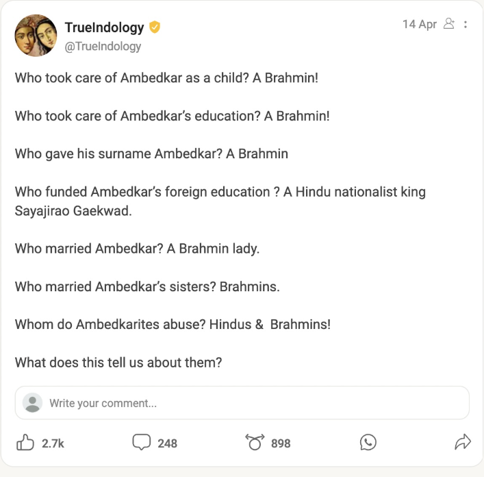 TrueIndology's tweet photo. Glad to know that the things I said 5 years ago resonate even today. Word to word. https://t.co/I9f1CeNlvK