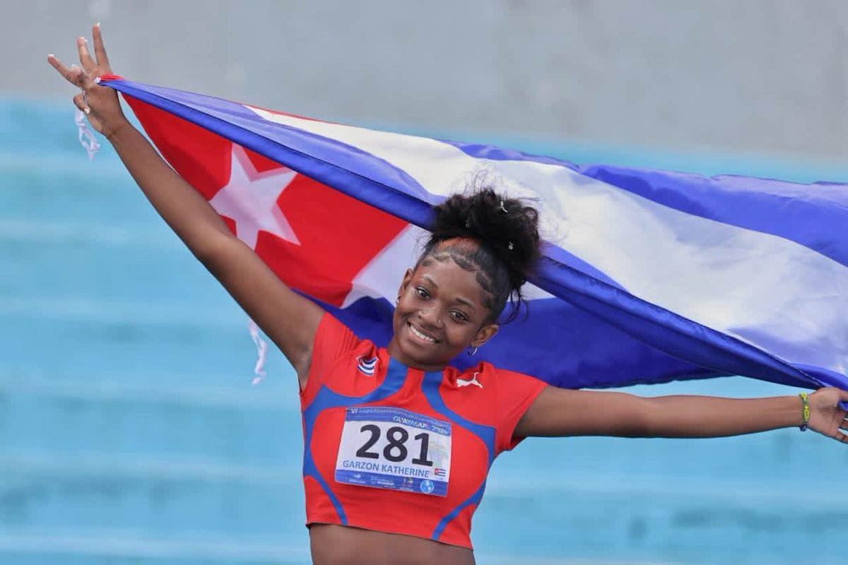 InderCuba's tweet photo. #Cuba en los VI Juegos Panamericanos de la Juventud Sorda de #Guayaquil2026
Katherine Garzón regresó este domingo a la pista y sacó otra medalla de oro, ahora en los 200 metros. Tercer título de la Isla.
#DeporteCubano #InderCuba65 #VeranoConMiGente #SiempreXCuba https://t.co/ovV8jkjPFE