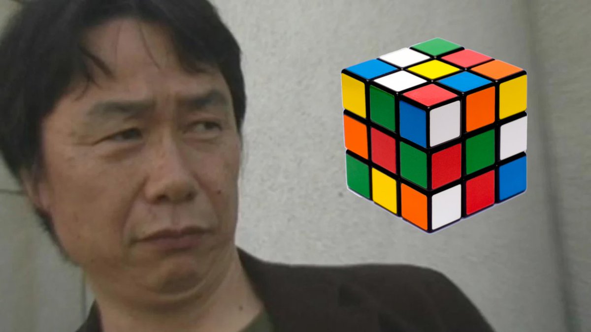 GoNintendoTweet's tweet photo. Shigeru Miyamoto says the Rubik's Cube is his "eternal rival" https://t.co/d8ywQSp8eP https://t.co/X56PR4AR0m