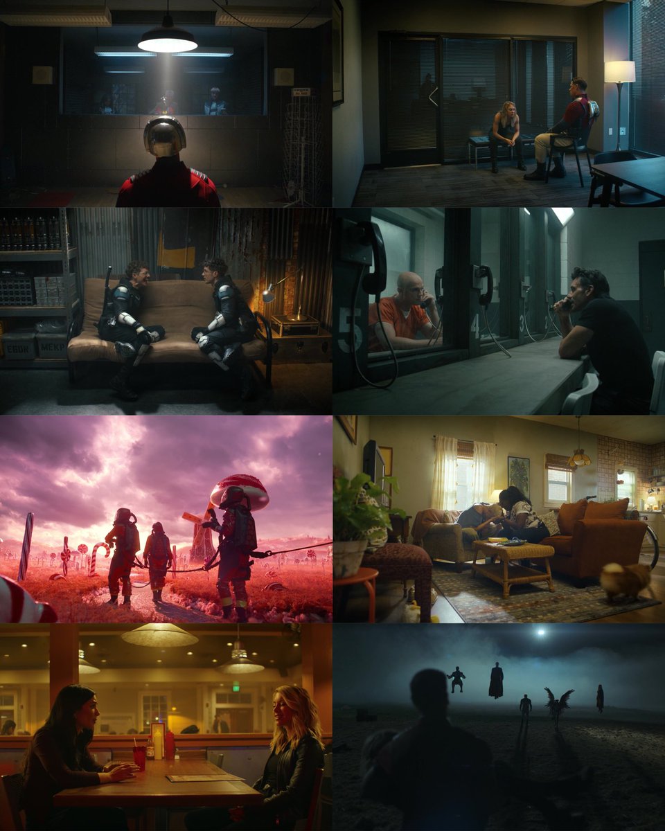 Mandevil23's tweet photo. the visuals of peacemaker s2 (2025) https://t.co/ITuILPS2cf