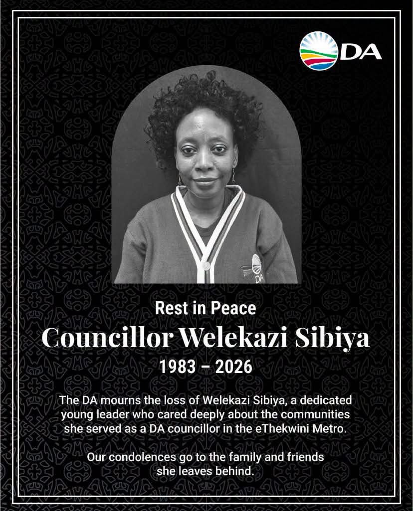 suntoshpillay's tweet photo. Devastating news about the sudden death of eThekwini councillor Welekazi Sibiya @African_Spring
 
There are many good politicians in SA, and she was one of them.

Her posts on social media allowed us to have ongoing and healthy debates across our political differences. She was a firm supporter of lgbtq+ rights and always advocated for these online. 

She was our eyes and ears inside the Durban City Hall, spilling the tea, exposing nonsense, whistleblowing, naming and shaming, without fear, and with a great dash of humour, memes, and wit.

If Welekazi was the mayoral candidate for eThekwini, I might have considered voting DA. But alas.

My deepest condolences to your family and loved ones. Life is truly short & unpredictable.

#RIPWelekazi 🕊