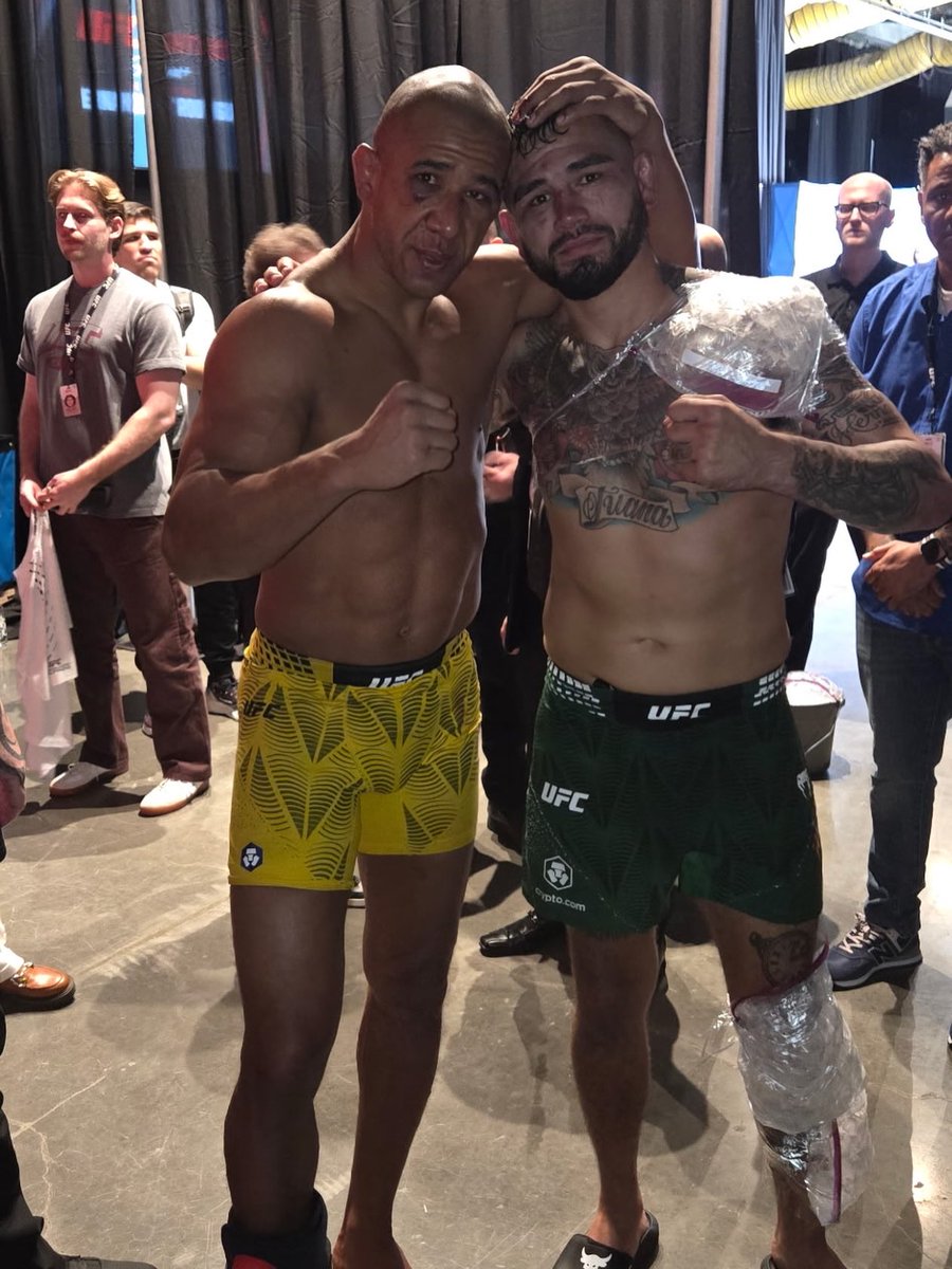 gregory_mma's tweet photo. 2 warriors who step into the Octagon to fight, to provide for their families, and to build a better life for the people they love.
At the end of the day, We are not enemies. We are two men doing our job, carrying the same responsibility and fighting for the same reason: our families.
@ilovebamf I have a lot of respect for you. And I can say this for sure, You are the One of the toughest guys I’ve ever faced.

Thank you for the battle, for everything I learned in there, and for an UNFORGETTABLE night in Sacramento.

Nothing but respect. 

#ufc #robocop #fluffy #sacramento