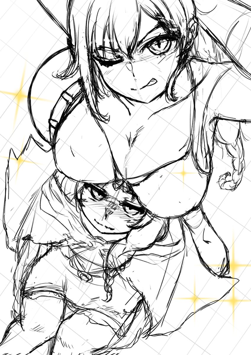 momodare01's tweet photo. #絵描きさんと繋がりたい
#リゼロ #rezero
 ラフ！ここのシーン話題になってる？！ https://t.co/SGOQNLZjMj