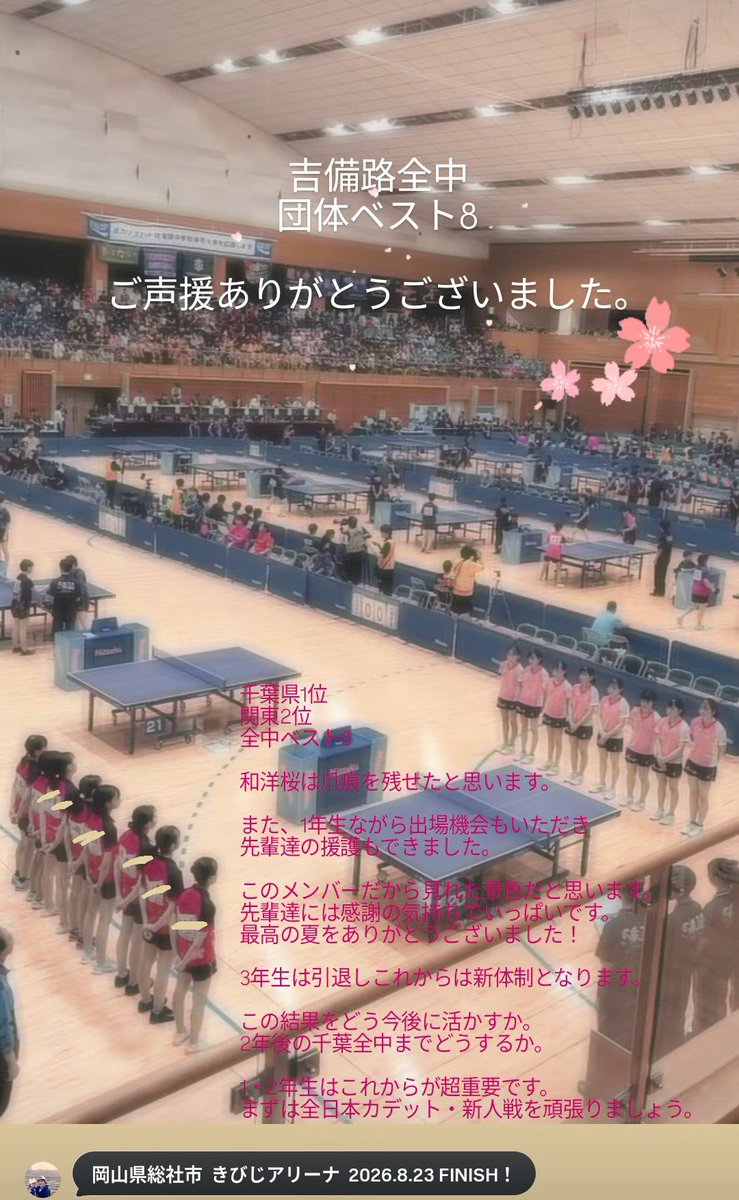 mebius1208's tweet photo. たくさんのご声援ありがとうございました🌸 https://t.co/INDeW1zKMo