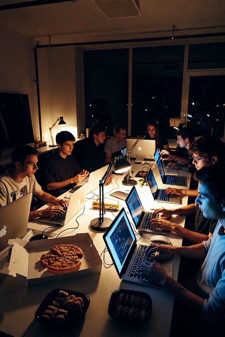 SebCouasnon's tweet photo. Le WSJ vient de sortir un papier édifiant sur les startups IA : des fondateurs qui bossent de 5h30 à 22h, pilotent leurs agents depuis l’Apple Watch (qui vibre toutes les 10 min), et comparent littéralement ça à une drogue.

Le mécanisme est pervers : plus l’agent bosse, plus il génère de travail humain pour le superviser, le corriger, gérer les clients qu’il a permis d’onboarder plus vite. On ne délègue pas au robot, on l’embauche comme employé qui ne dort jamais - et qui vous empêche de dormir aussi.
Le plus frappant : tout le monde sait que c’est intenable. Un fondateur le dit très bien : “on se le dit tranquillement entre nous - c’est insoutenable, mais pourquoi s’arrêter ?”
On a vécu ça avec les 80h/semaine en 2010, le 9-9-6 post-Covid. 
Là c’est pareil, en pire : la culpabilité n’est plus “je dois avancer”, c’est “mon agent tourne pendant que je dors, donc je perds du temps même en dormant”. Pas sûr que ce soit un progrès.