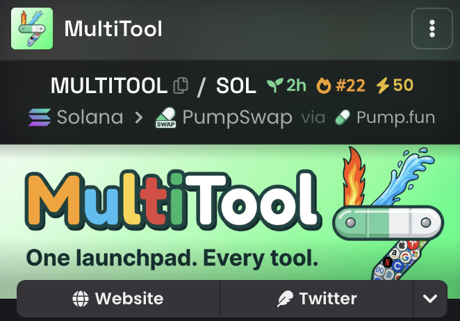 multitoolsol's tweet photo. solana:G2Zkzr1yNdZoBybizCxCktikxBkVTpMdYaokUBfRpump 

200k ath already

#22 on DEX and boosted 50 times

https://t.co/Zmt9JVgeHv

LETS SEND solana:G2Zkzr1yNdZoBybizCxCktikxBkVTpMdYaokUBfRpump TO MILLIONS! https://t.co/YRJINegW2W
