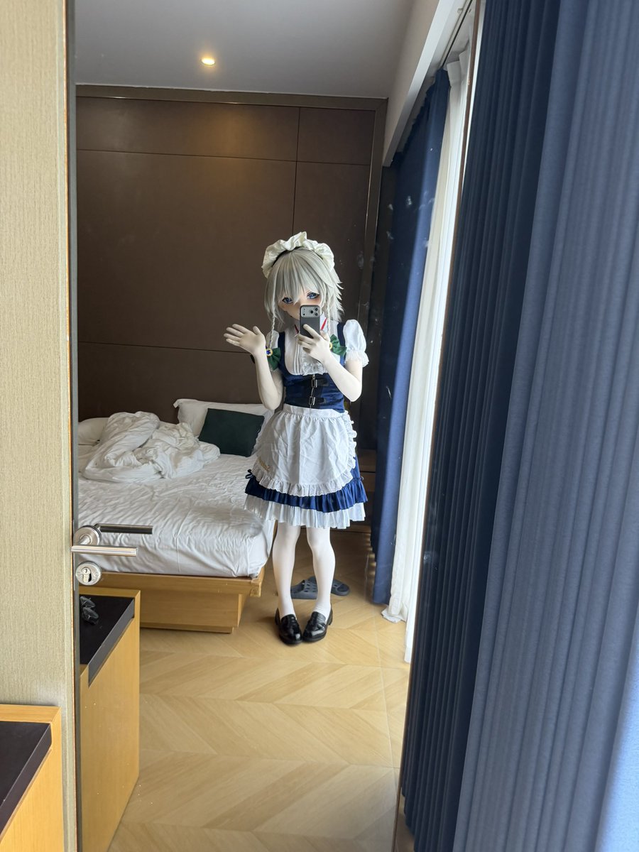 Siesta_Sleeply's tweet photo. 诶？D座？
来娃圈圣地巡礼啦ww
哇房间真的好大，第一次住这样大的房间一进门有点不知所措了ww
安眠🥰
#kigurumi #着ぐるみ https://t.co/FhYXF49JeQ
