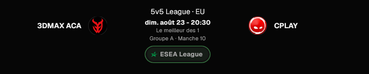 PrawnyTv's tweet photo. 😈RETOUR DE VACANCES = RETOUR A L'INTERIM😈

RDV chez @NAGU_FR pour le match de @3DMAXGaming ACA VS @CPLAYgg !

BO 1 la classique, 6 wins d'affilés pour nos jeunes on va chercher la 7 ème ce soir ! 

Twitch : NAGU_FR https://t.co/UOQlhv2y9o