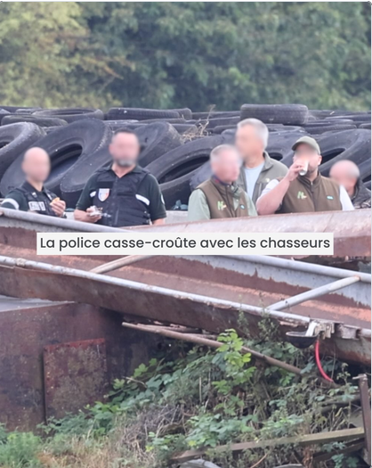 ChasseAbolition's tweet photo. C'est ça les forces de Police dans le #Nord @NunezLaurent🤔
A #SaintAybert la #police attendait, avec les représentants de la Fédé des chasseurs, le passage d’une manif de protection de la biodiversité.
et ça c'est légal ? 🤮
https://t.co/tpPPHVhFXk
@PoliceNationale https://t.co/KRAREhzFOm