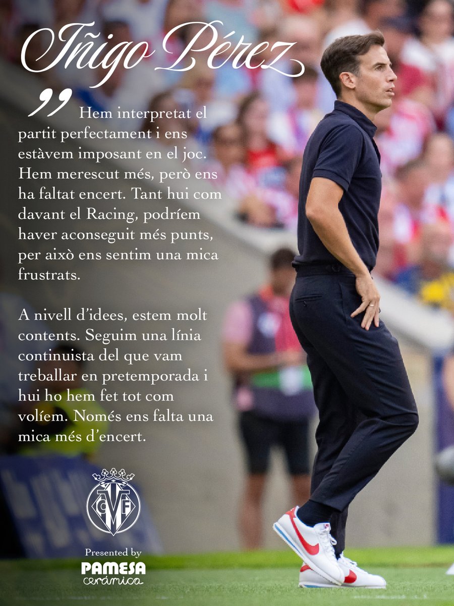 VillarrealCFval's tweet photo. Iñigo Pérez 🎙️

#AtletiVillarreal https://t.co/LZ80QrygJO