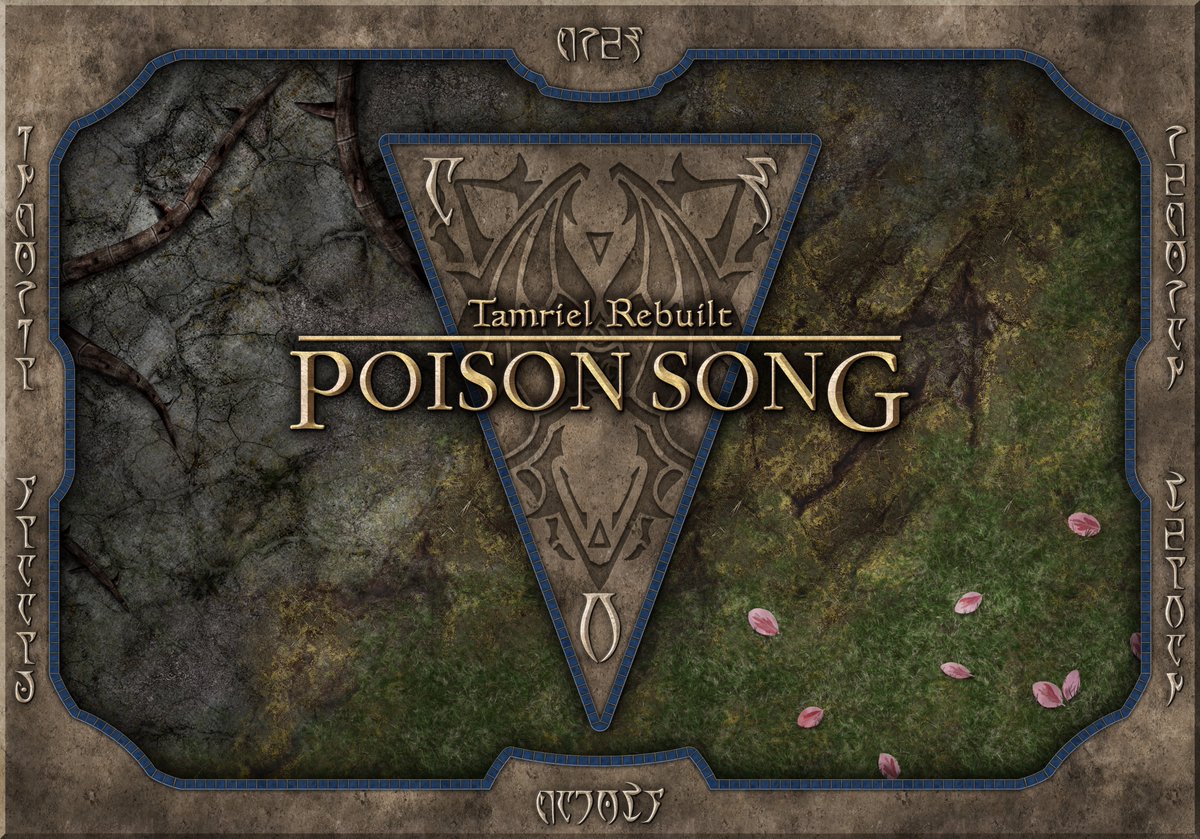 TamrielRebuilt's tweet photo. Tamriel Rebuilt is pleased to announce the release of our latest expansion, 26.08: Poison Song! #ElderScrolls #Morrowind #TamrielRebuilt https://t.co/qjrCLACfy4