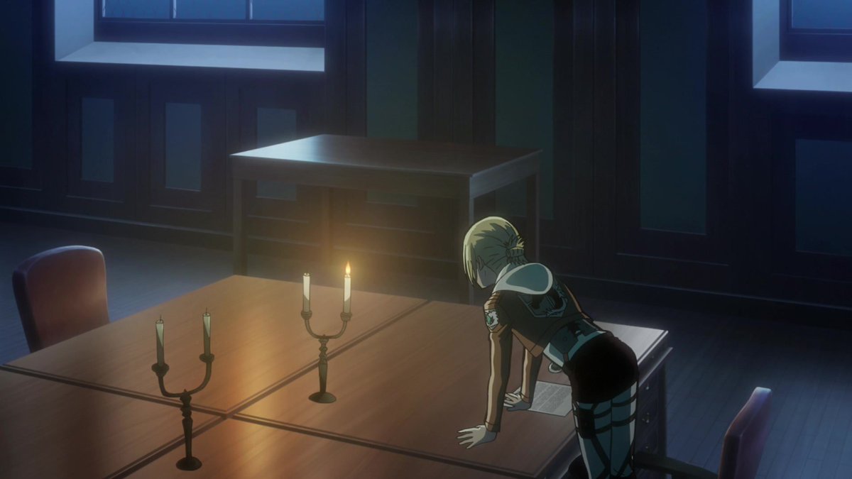 Zbrrrr71's tweet photo. Annie haute comme trois pommes faisait peur à tout le monde en saison 1 dans SNK https://t.co/aQtSfOmXf4