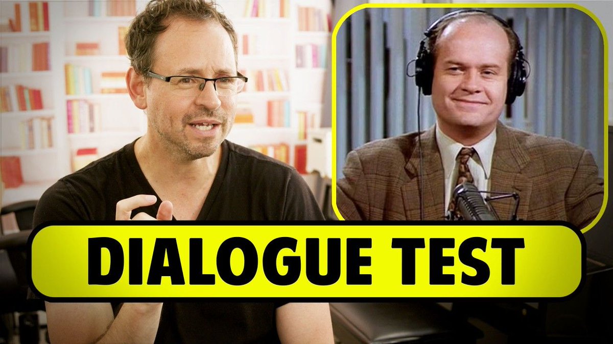 filmcourage's tweet photo. The Kelsey Grammer Rule For Writing Good Dialogue - Rich Ronat 
https://t.co/db2SEHSIw2 
#amwriting #movies #screenplay https://t.co/2QyHuUgMiA