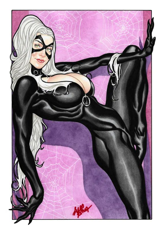 iamluke85's tweet photo. #blackcat artwork by #lucassilva https://t.co/Cg27BO0Zgn