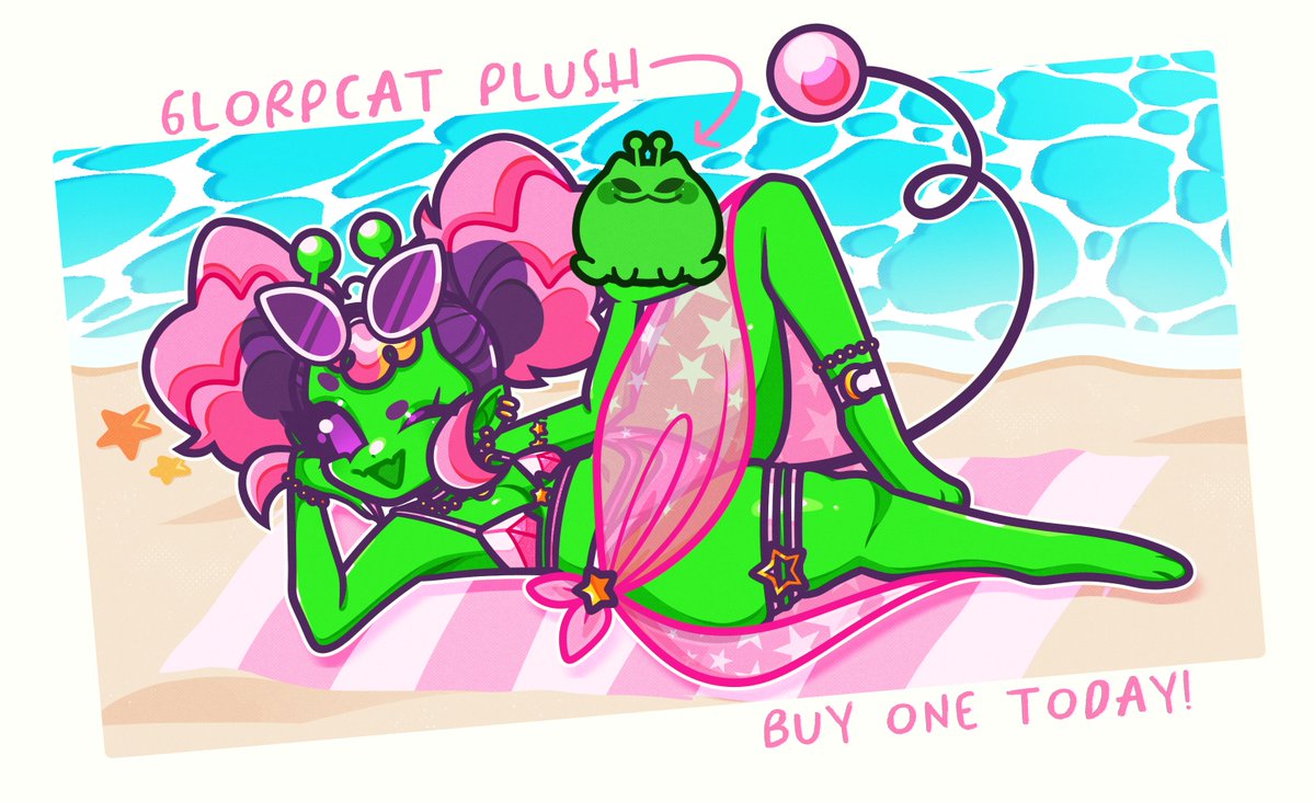 cherrichus's tweet photo. 3 MORE DAYS ON THE GLORPCAT PLUSH CAMPAIGN!! HELP ME MAKE HIM REAL 👽 https://t.co/LB3FBhx3Qc