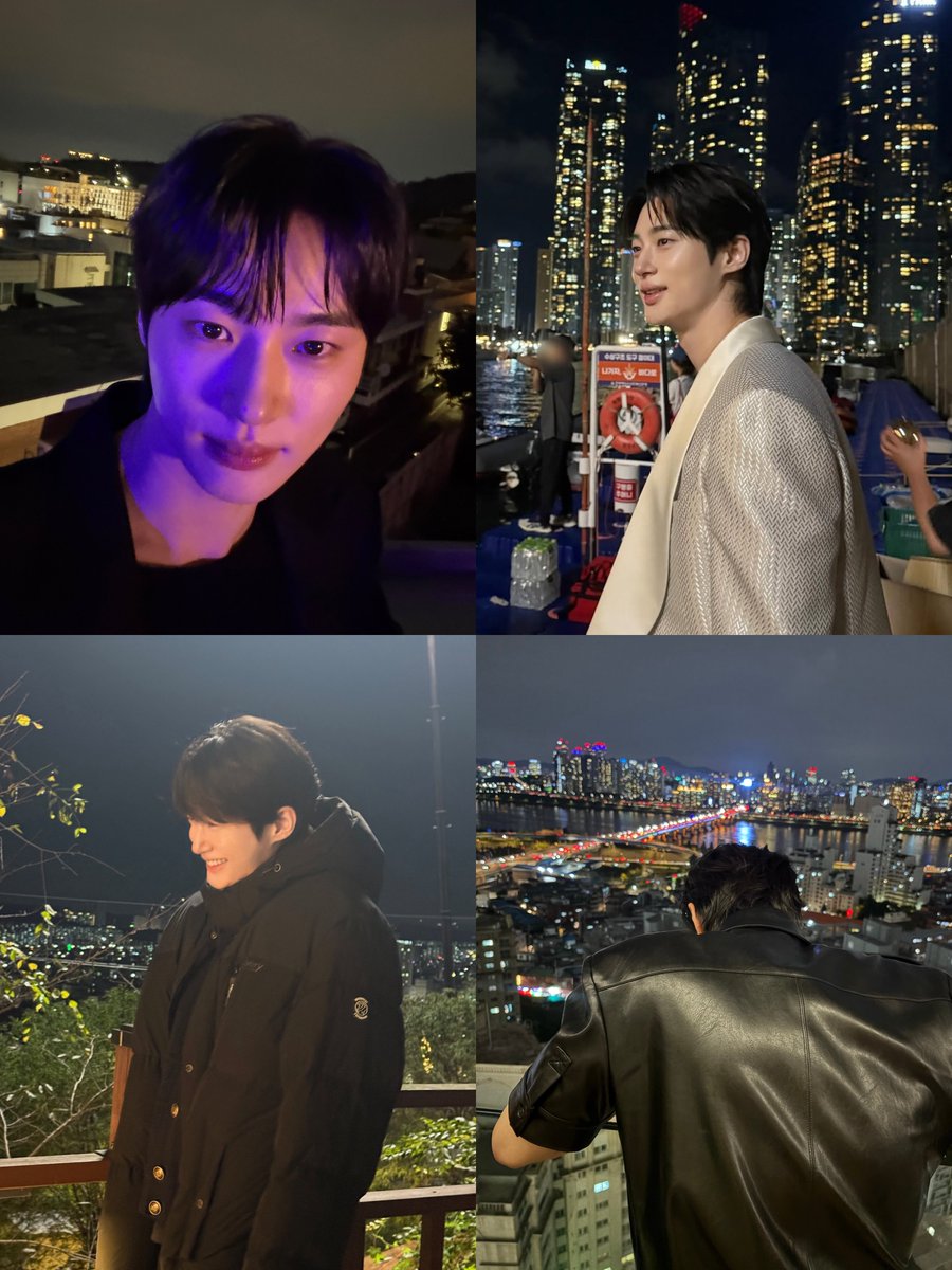 byeonwoonist's tweet photo. "the night view was so pretty" brother YOU ARE the night view https://t.co/YuKiRdUrd9