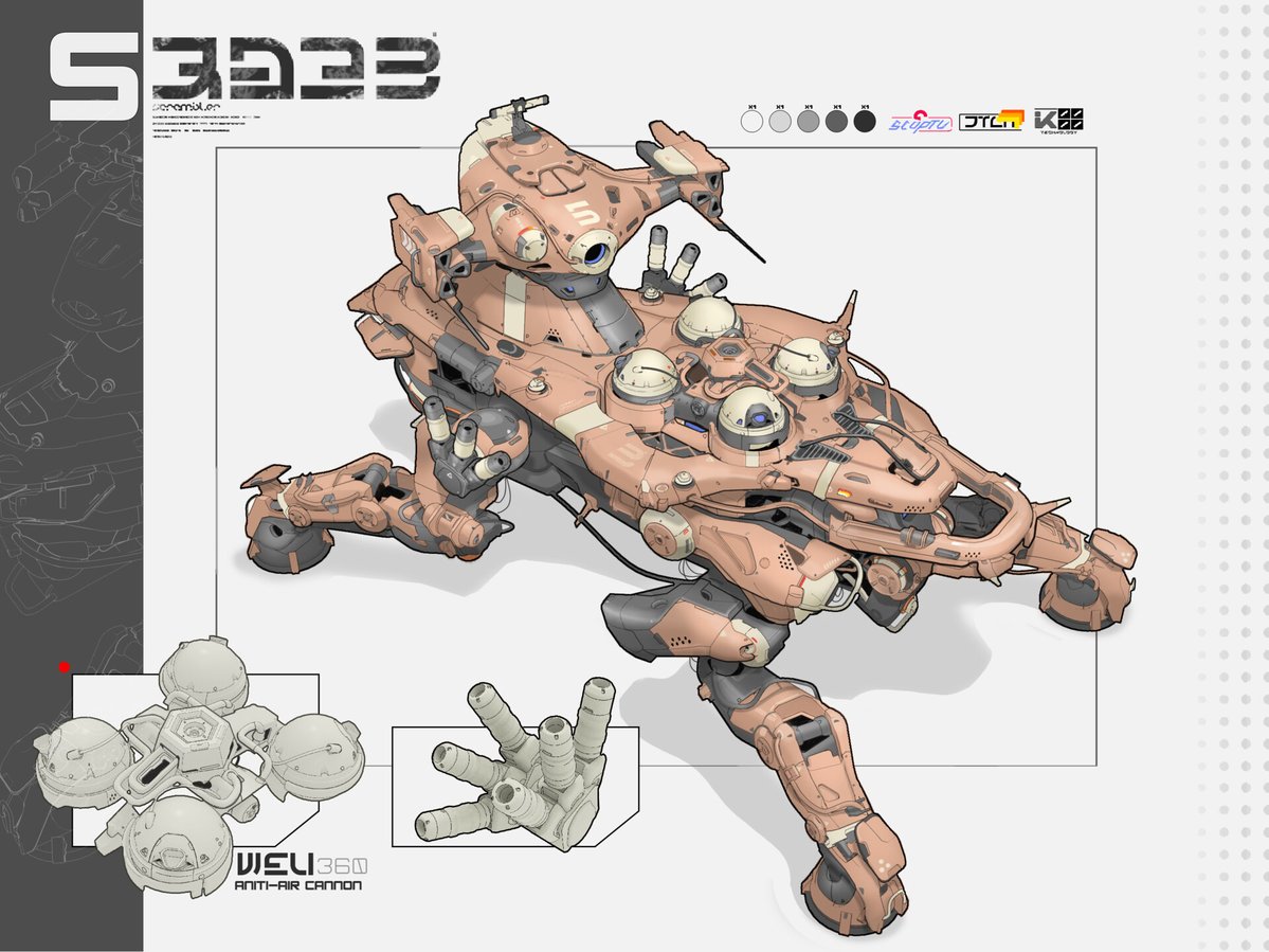 WeiYiQin7's tweet photo. crawler spider mech2022 (Sorry for the repost! Life with a newborn has been keeping me extra busy lately.）🤣 https://t.co/tisFG6Y0vA