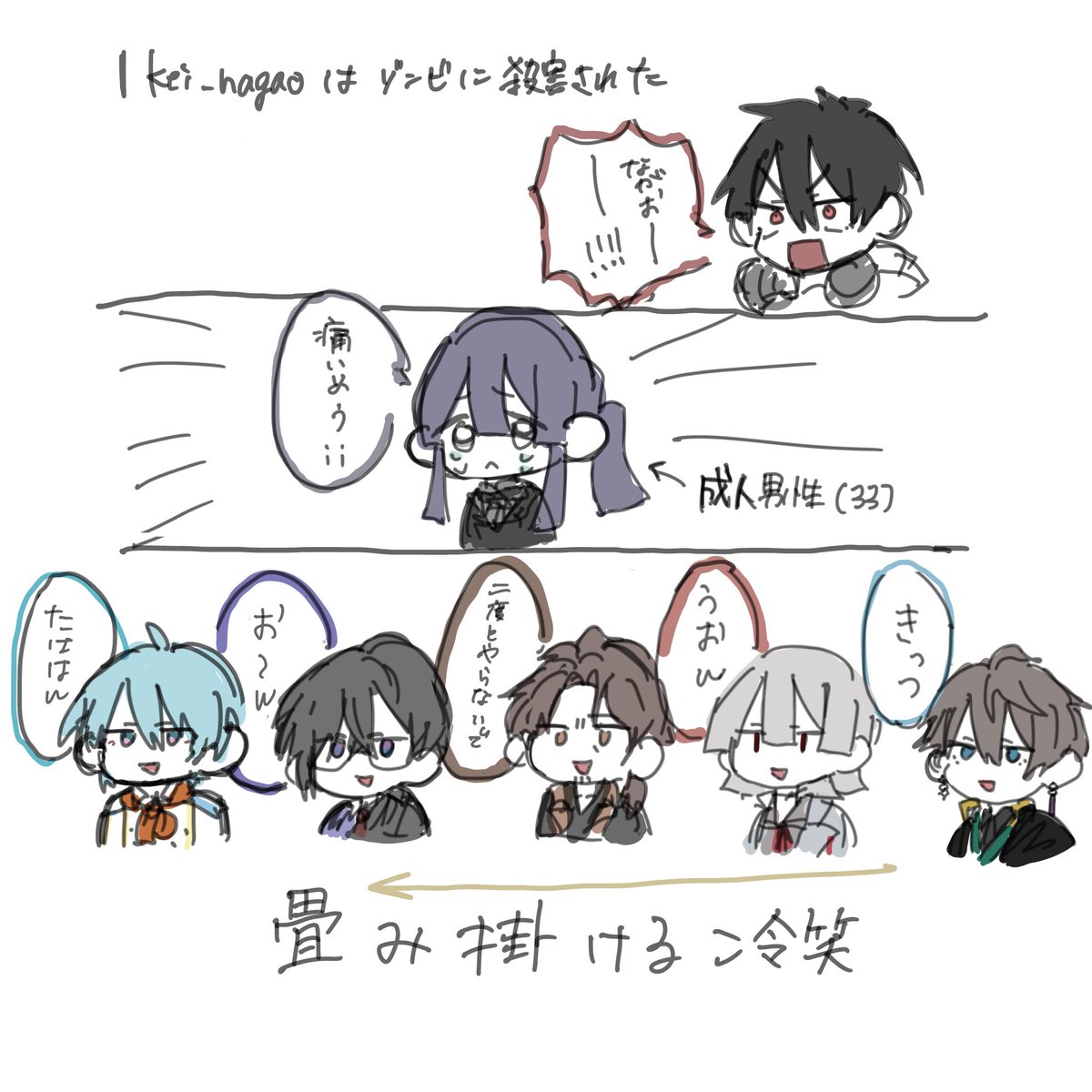 njiptk's tweet photo. #にじメンマイクラ
 #長尾百景
 これも一種の愛ってやつか... https://t.co/QTAhtcQnNu