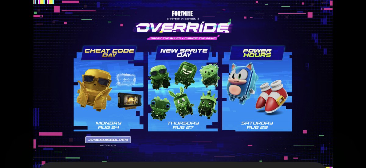 KhaiRiverJr's tweet photo. This weeks Fortnite agenda!! https://t.co/IWE2T5ZvdQ