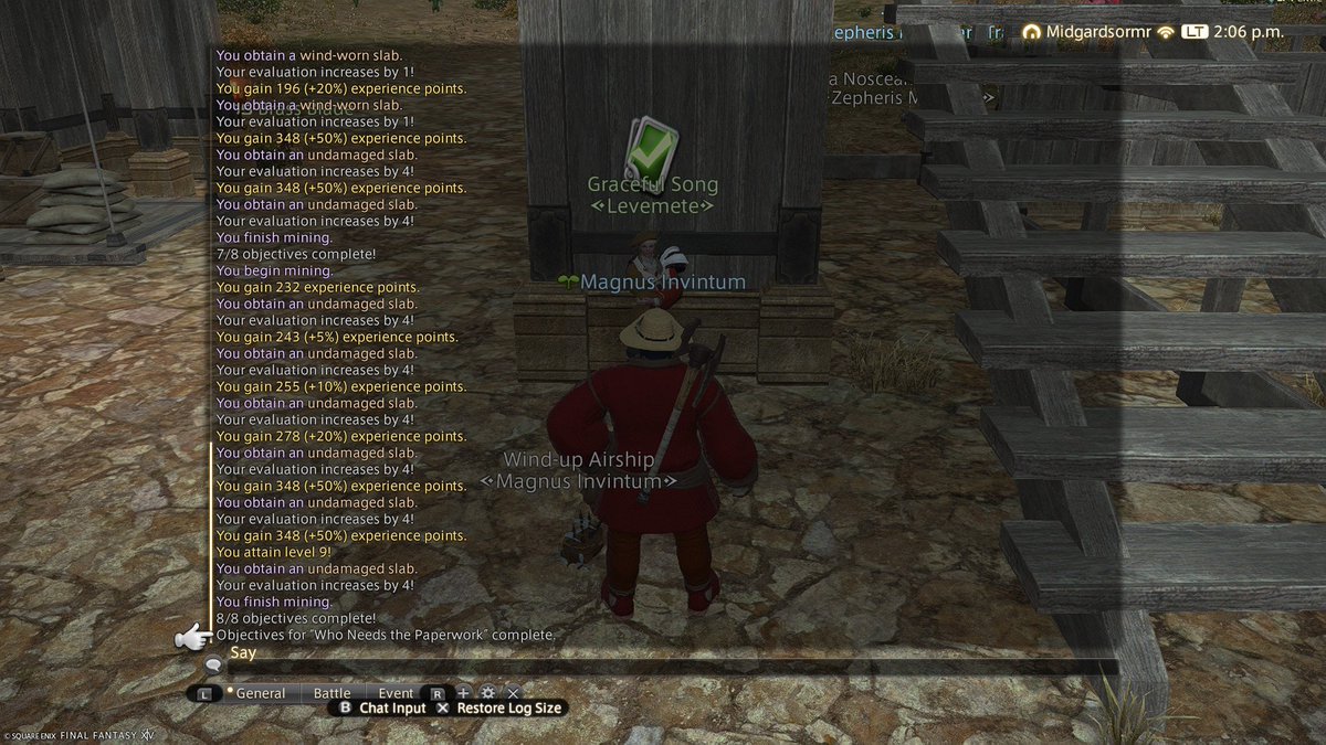 Lord_Fez's tweet photo. Levequests are a godsend for gathering jobs omg https://t.co/XV7xz22mk6