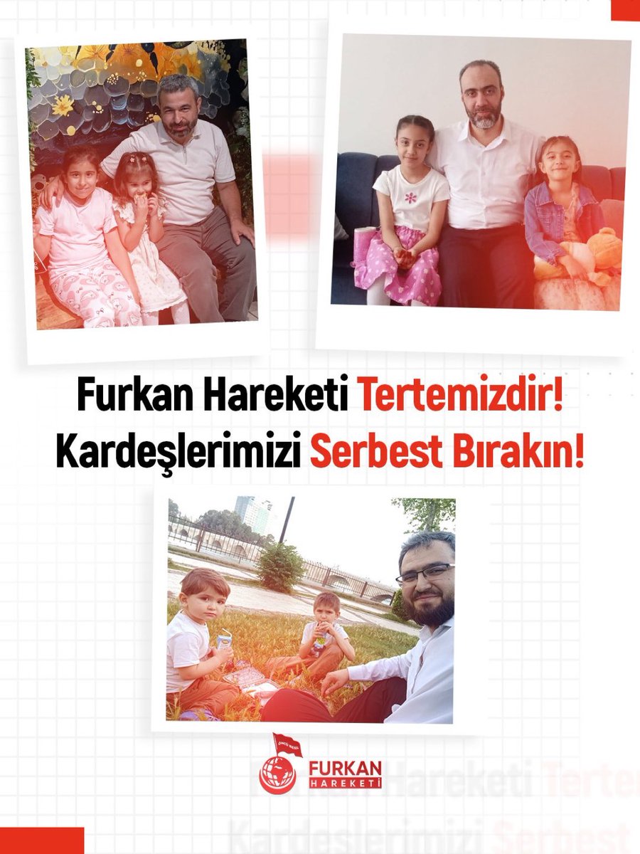 gaziantepfrkn's tweet photo. Furkan Hareketi TERTEMİZDİR! 

AlparslanHocaya Özgürlük
SarayTalimatıyla Tutuklandı
SemraKuytula Özgürlük 
Kardeşlerimizi SerbertBırakın
#FurkanHareketiTertemizdir https://t.co/ZaKJgYePZd